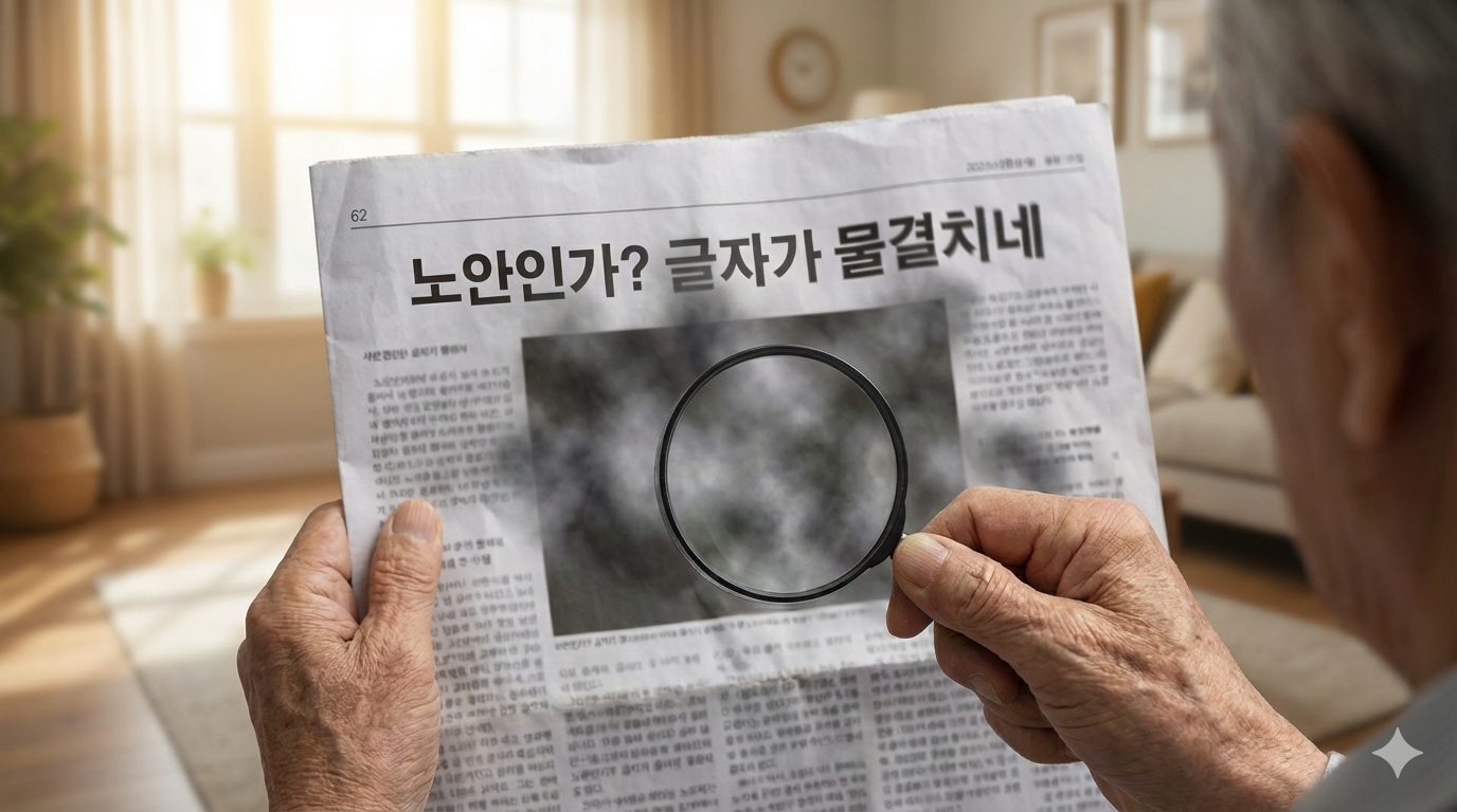 “노안인가? 글자가 물결치네”…시야가 흐려지면 늦는다 [건강+]